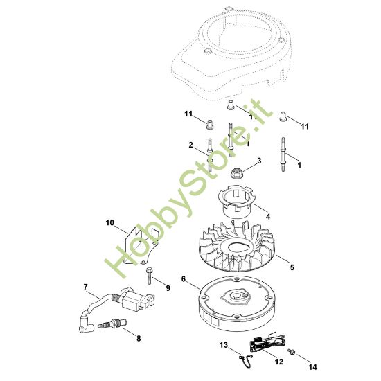 Picture of J - Impianto di accesione XT-800 (XT800-2053)